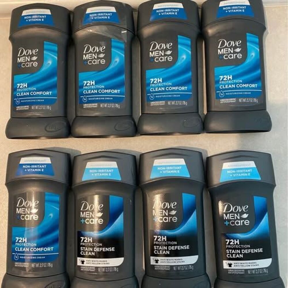 8 brand new dove men care antiperspirant bundle set